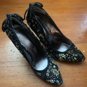 Roberto Vianni Floral Pattern Heels